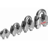 25x Seilklemme Bügelform aus Edelstahl Inox Größe 13 für 13 mm Drahtseile Rostfrei Seilverbinder - Seilwerk Stanke von SEILWERK STANKE