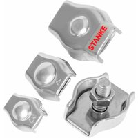 Seilwerk Stanke - 25x Simplex Klemme Größe 4 für 4 mm Drahtseile Seilklemme Verzinkt Stahlseil von SEILWERK STANKE