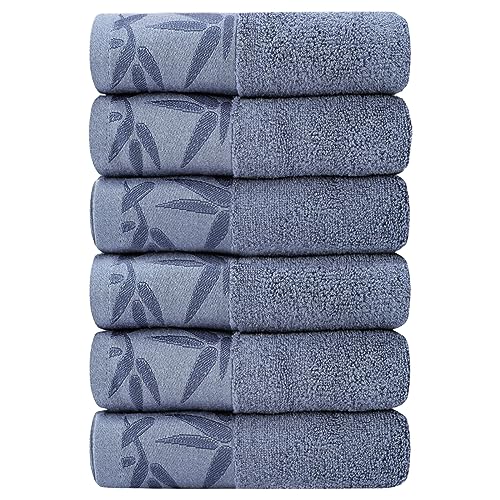 SEISSO Handtuch Set, 6 Stück 74x34cm Handtücher Waschlappen aus Baumwolle, Handtücher für Bad, Mehrzwecknutzung für Hand, Salon Handtücher von SEISSO