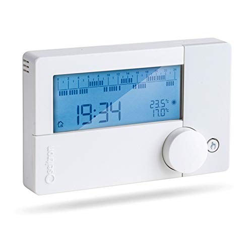SEITRON TCD02B Freetime Evo Programmierbares Thermostat, digital, batteriebetrieben, Kunststoff von SEITRON