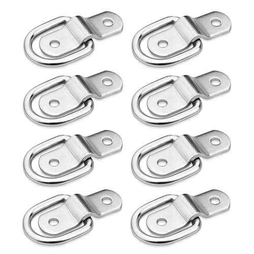 4/8 Stück D Ring Zurröse, D Zurrgurte Zurrringe Spannring Lastanker Anker Zurrring für Ladungen an AnhhNgern 4/8 Stück D Ring Zurröse, D Zurrgurte Zurrringe Spannring Lastanker Anker Zurrring für Ladungen an AnhhNgern von SEIWEI