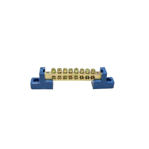 8 Positionen Blau, Klemme Erdungsschiene Schraubblock: Barriere Messing, elektrische Verteilung Bus Bar Block für Auto, Boot, Marine, RV, Yacht, Schiff Stromverteilung 8 Positionen Blau, Klemme Erdungsschiene Schraubblock: Barriere Messing, elektrische Verteilung Bus Bar Block für Auto, Boot, Marine, RV, Yacht, Schiff Stromverteilung von SEIWEI