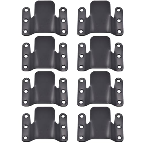 8 Stücke Sektionale Couchverbinder, Universeller Sofa Sektional Verriegelung Verbinder mit Schrauben für Couch, Loveseat, Stuhl, Recliner von SEIWEI