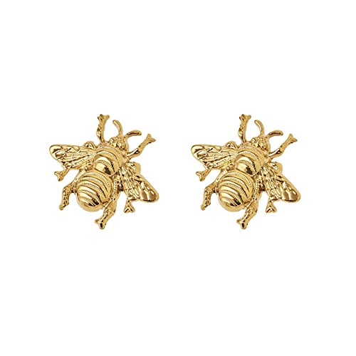 Antik-Gold Biene Design Schubladengriffe Griff Möbelknopf Bienenziehgriffe für Küchenschrank Kommode Kleiderschrank Tür - 2er Pack von SEIWEI