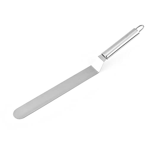 Edelstahl Abgewinkelter Winkelpalette, Küchenmesser Tortenmesser Icing Spatel für Torten, Backen und Kuchen Dekorieren von SEIWEI