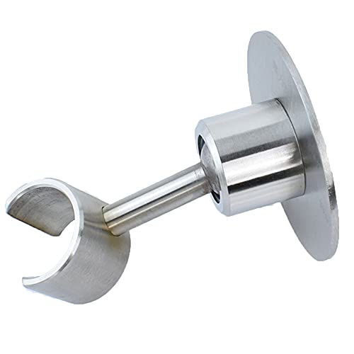 Handbrause Halterung Silber/Schwarz Verstellbar Brausehalter Duschhalterung für Handbrause oder Duschkopf Für Badezimmer Edelstahl SUS304 2 Farben zur Auswahl von SEIWEI