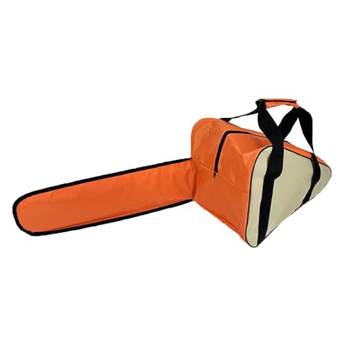 Kettensägentasche, Oxford Gewebe Kettensäge Lagerung Tasche für 20 Zoll Kettensäge (Orange) von SEIWEI