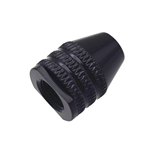 Mini 3-Backen-Bohrfutter, 0,3–3,2 mm Universalfutter Mini Quick Change Schnellspannbohrfutter Schraubendreher Adapter (M7 x 0,75mm Kurz) von SEIWEI