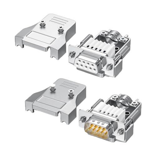 SEIWEI DB9 Serieller Stecker mit Metallgehäuse Breakout Board, 9 Pin RS-232 Stecker + Buchse RS232 485 Adapter auf Terminal Board Stecker SEIWEI DB9 Serieller Stecker mit Metallgehäuse Breakout Board, 9 Pin RS-232 Stecker + Buchse RS232 485 Adapter auf Terminal Board Stecker von SEIWEI