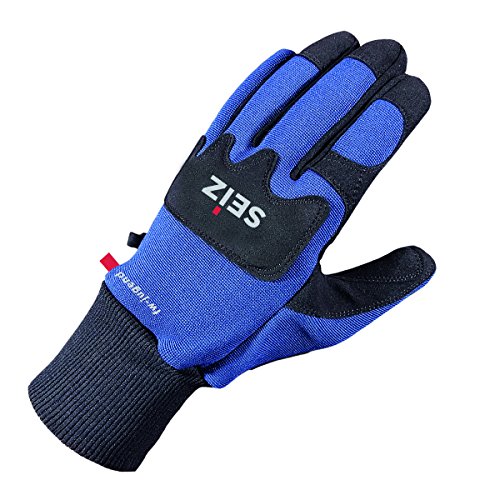 SEIZ Feuerwehr-Jugendhandschuh 800167, Blau, 2 Stück (1er Pack) von SEiZ