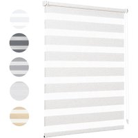Sekey - Doppelrollo 115x210cm Leinen Duo Rollo Klemmfix ohne Bohren Zebrarollo Fensterrollo Klemmrollo Seitenzugrollo Rollos Jalousie Faltrollo für Sekey - Doppelrollo 115x210cm Leinen Duo Rollo Klemmfix ohne Bohren Zebrarollo Fensterrollo Klemmrollo Seitenzugrollo Rollos Jalousie Faltrollo für von SEKEY