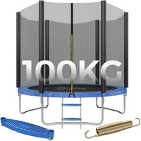 Sekey Trampolin Ø 244 cm Komplettset inkl. Sicherheitsnetz Leiter Randabdeckung Kindertrampolin Gartentrampolin, Blau Sekey Trampolin Ø 244 cm Komplettset inkl. Sicherheitsnetz Leiter Randabdeckung Kindertrampolin Gartentrampolin, Blau von SEKEY