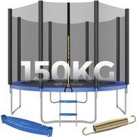 Sekey Trampolin Ø 305 cm Komplettset inkl. Sicherheitsnetz Leiter Randabdeckung Kindertrampolin Gartentrampolin, Blau Sekey Trampolin Ø 305 cm Komplettset inkl. Sicherheitsnetz Leiter Randabdeckung Kindertrampolin Gartentrampolin, Blau von SEKEY