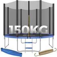 Sekey Trampolin Ø 366 cm Komplettset inkl. Sicherheitsnetz Leiter Randabdeckung Kindertrampolin Gartentrampolin, Blau Sekey Trampolin Ø 366 cm Komplettset inkl. Sicherheitsnetz Leiter Randabdeckung Kindertrampolin Gartentrampolin, Blau von SEKEY