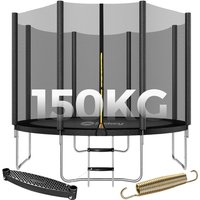 Sekey Trampolin Ø 366 cm Komplettset inkl. Sicherheitsnetz Leiter Randabdeckung Kindertrampolin Gartentrampolin, Schwarz Sekey Trampolin Ø 366 cm Komplettset inkl. Sicherheitsnetz Leiter Randabdeckung Kindertrampolin Gartentrampolin, Schwarz von SEKEY