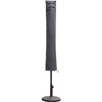 Sonnenschirm-Schutzhülle, Ampelschirm Schutzhülle Abdeckhauben 600D Oxford, Grau, 136 cm x 23,5/27 cm - Sekey von SEKEY