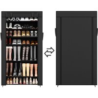 Stoffschrank Schuhschrank mit 9 Ebenen, Vliesstoff Schuhaufbewahrung Breite 85 cm, Schuhständer Platzsparend, 36 Paar Schuhe Stoffschrank Schuhschrank mit 9 Ebenen, Vliesstoff Schuhaufbewahrung Breite 85 cm, Schuhständer Platzsparend, 36 Paar Schuhe von SEKEY