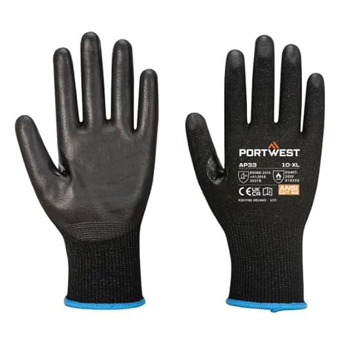 Handschuh LR15 aus PU Touchscreen PK12 Galga 15 schwarz AP33 Handschuh LR15 aus PU Touchscreen PK12 Galga 15 schwarz AP33 von SEKURECO