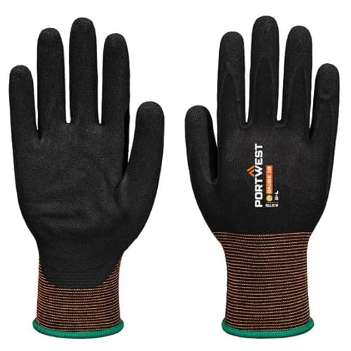 Nitrilhandschuh GP Grip 18 glatt/sandig A375 Nitrilhandschuh GP Grip 18 glatt/sandig A375 von SEKURECO