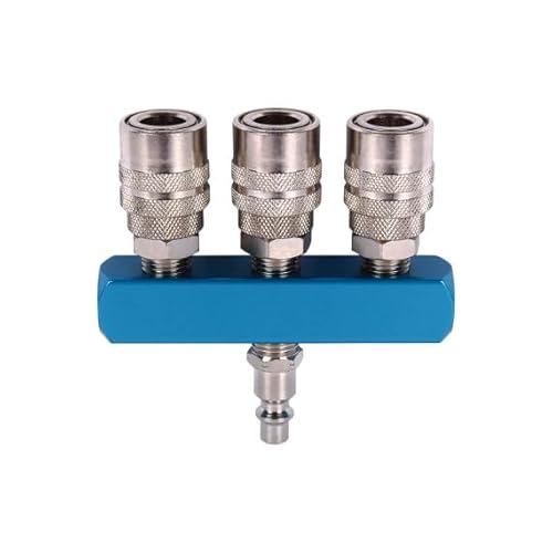 Sekureco Schnellstecker mit 3 Ausgängen für pneumatische Installationen 09000088 von SEKURECO