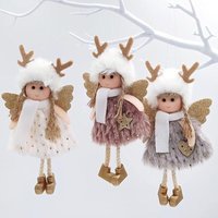 3er-Set Weihnachtsanhänger in Form von Rentieren und Engeln – Christbaumschmuck – Gartendekoration 3er-Set Weihnachtsanhänger in Form von Rentieren und Engeln – Christbaumschmuck – Gartendekoration von SELECT ZONE