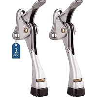 Türstopper, 2er-Set mit höhenverstellbarem Drehknopf und 10,2 cm langer Gummispitze von SELECT ZONE