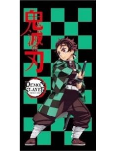 SELECTA VISION Toalla Tanjiro Kamado Demon Slayer Kimetsu no Yaiba microfibra von SELECTA VISION