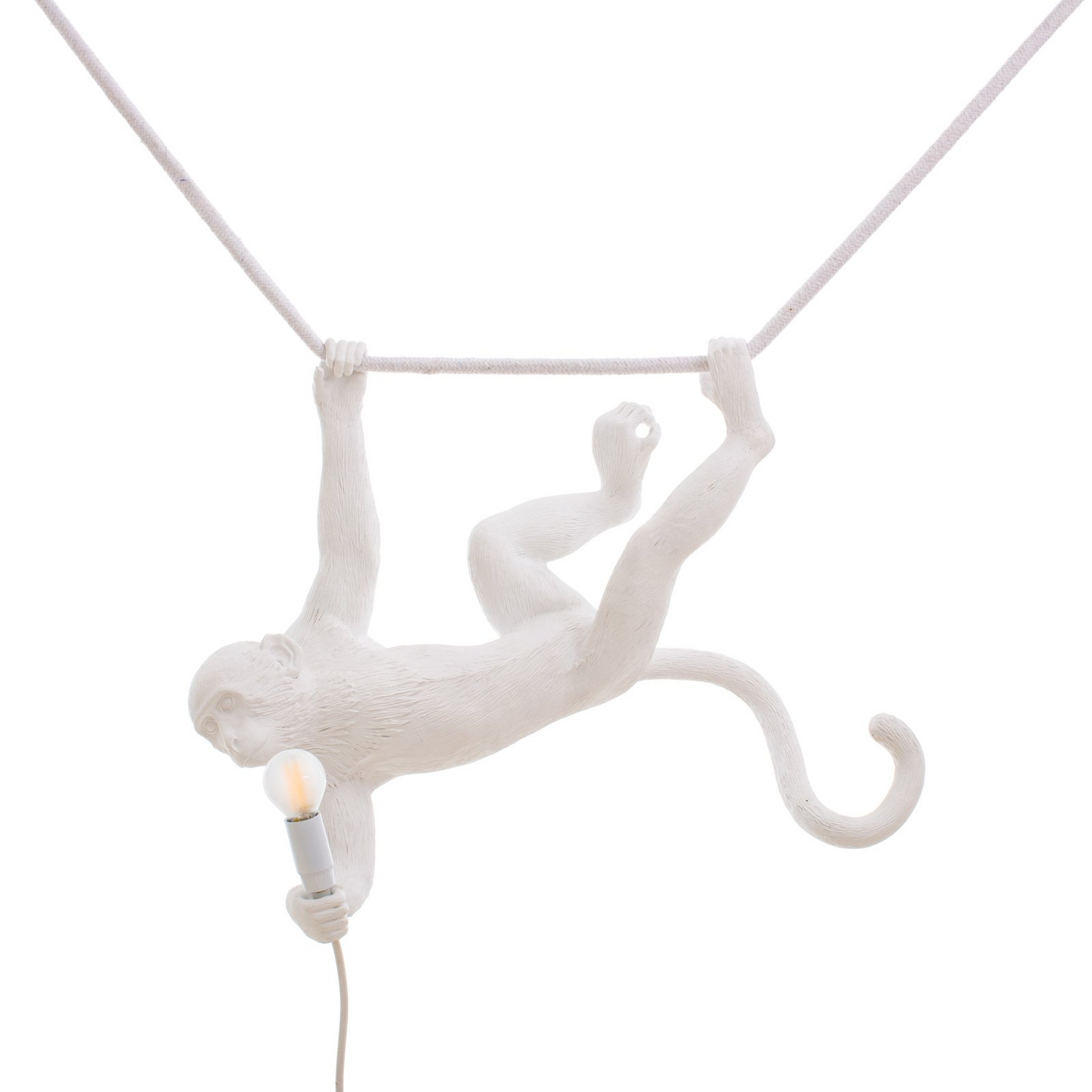 Seletti Monkey Lamp Dekohängelampe Hängeleuchte Weiß Kunstharz E14 Siehe Text B-Ware Seletti Monkey Lamp Dekohängelampe Hängeleuchte Weiß Kunstharz E14 Siehe Text B-Ware von SELETTI