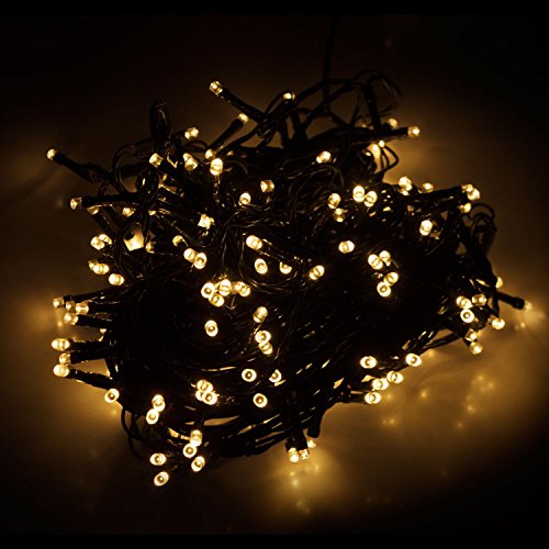 Lichterkette Lichtergirlande 120 LED Outdoor Indoor 12 m Warmweiß von SELF IMPORT AGENCIES