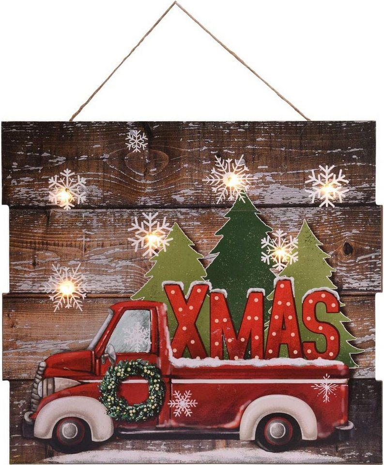 SELF IMPORT AGENCIES Holzbild made2trade Deko LED Holzbild, (1 St) von SELF IMPORT AGENCIES