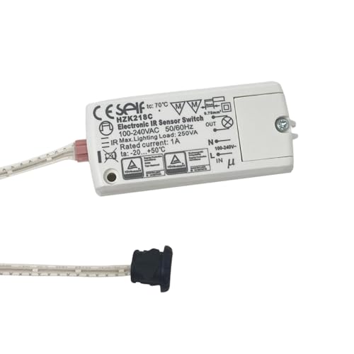 GBBC Elektronisches Sensorrelais HZK218C, Max. Erkennung 10 cm, Batteriebetrieben, Neutraler Ton, Bewegungsmelder von SELF