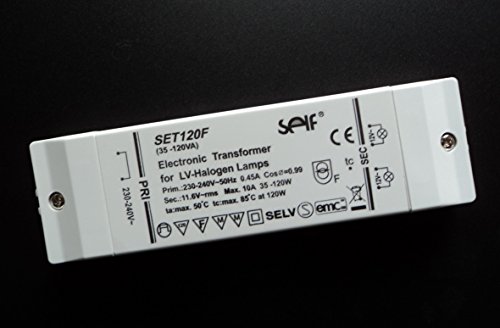 █►SELF SET-120F - SET120F Halogen Trafo Transformator 12V 35-120 Watt dimmbar █►SELF SET-120F - SET120F Halogen Trafo Transformator 12V 35-120 Watt dimmbar von SELF