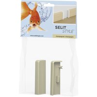 Selit - style Endkappen champagner Höhe 50 mm 2 Stück Clips & Ecken Selit - style Endkappen champagner Höhe 50 mm 2 Stück Clips & Ecken von SELIT