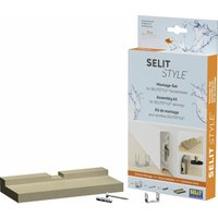 SelitStyle Montageset ausreichend für ca. 10 m Sockelleisten Clips & Ecken von SELIT
