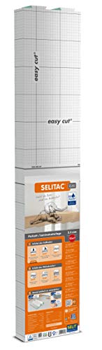 SELITAC 2,2 mm AquaStop - Trittschalldämmung für Laminat und Parkett mit Feuchteschutz (15 m²) von Selit