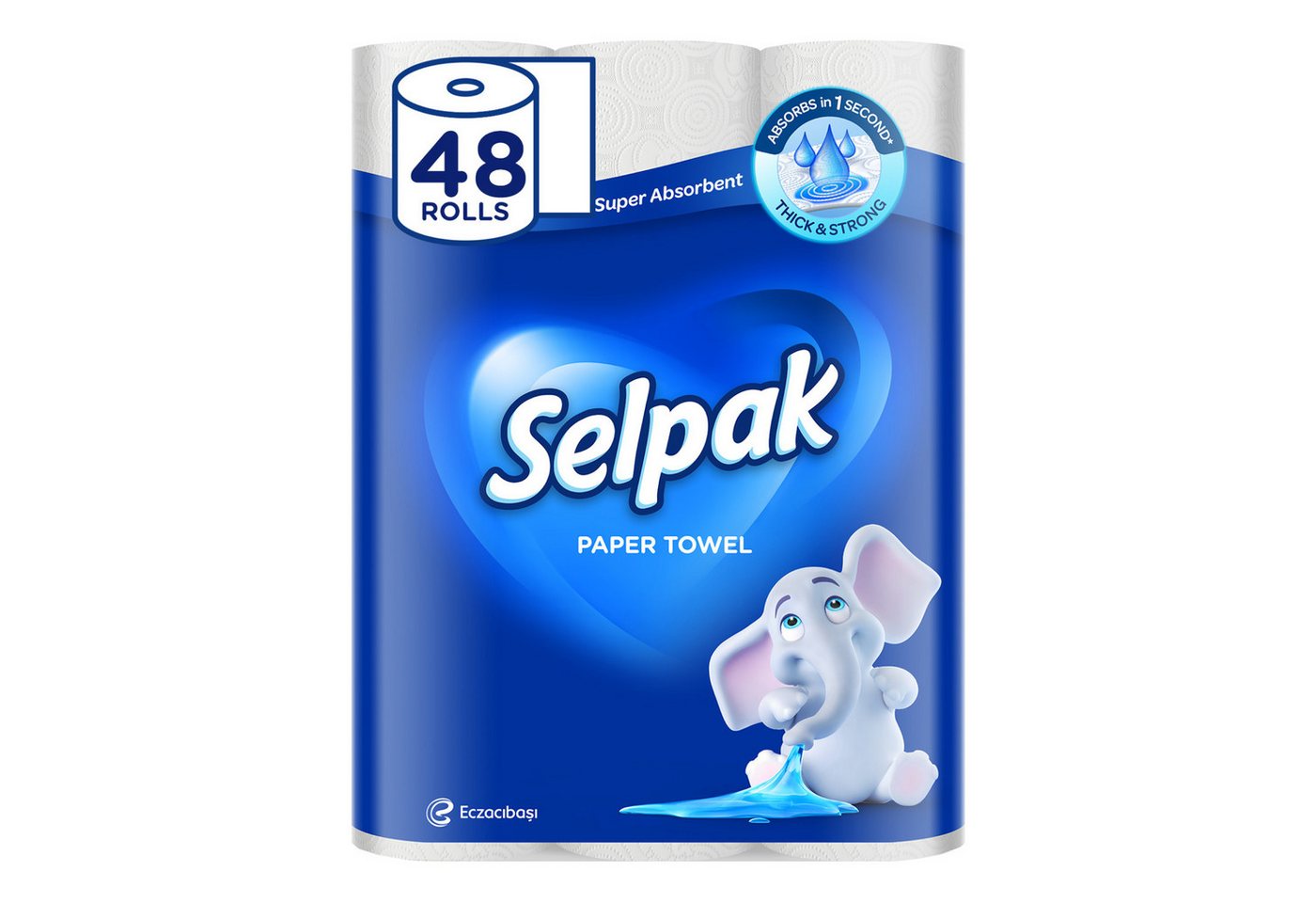 SELPAK Papierhandtuch Küchenroll, Papierhandtuch, für Haushaltsreinigung von SELPAK