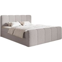 Cloudy ii - Boxspringbett 180x200 cm, mit Bettkästen und Topper, Bouclé Taupe - Selsey Cloudy ii - Boxspringbett 180x200 cm, mit Bettkästen und Topper, Bouclé Taupe - Selsey von SELSEY