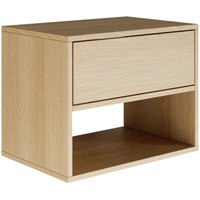 Selsey - Framme – Nachttisch hängend mit Schublade und Fach, Holzoptik Eiche, 50 cm Selsey - Framme – Nachttisch hängend mit Schublade und Fach, Holzoptik Eiche, 50 cm von SELSEY