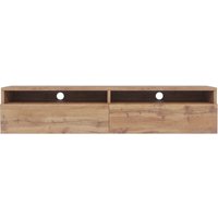 Selsey - rednaw - TV-Schrank / modernes TV-Board für Wohnzimmer, stehend / hängend, 140 cm breit (Wotan Eiche Matt ohne led) von SELSEY