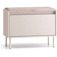 Selsey DIOCE – Schuhbank mit Klappe, Kaschmirgrau, 69 cm von SELSEY