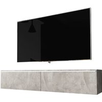 Selsey - Kane - TV-Element stehend / hängend, Beton mit led, 140 cm von SELSEY