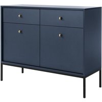 Selsey Monne Sideboard Kommode 2-türig mit 2 Schubladen, Dunkelblau im Vintage Look Selsey Monne Sideboard Kommode 2-türig mit 2 Schubladen, Dunkelblau im Vintage Look von SELSEY