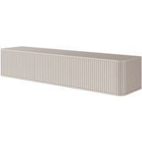 Selsey Ovarlo - TV-Hängeboard, Greige mit geriffelten Fronten, 163 cm Selsey Ovarlo - TV-Hängeboard, Greige mit geriffelten Fronten, 163 cm von SELSEY