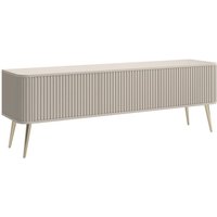 Selsey Ovarlo - TV-Lowboard, Greige mit goldenen Metallbeinen, 163 cm Selsey Ovarlo - TV-Lowboard, Greige mit goldenen Metallbeinen, 163 cm von SELSEY