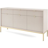 Selsey VELLORE - Sideboard 3-türig, Greige mit goldfarbenem Gestell, 154 cm Selsey VELLORE - Sideboard 3-türig, Greige mit goldfarbenem Gestell, 154 cm von SELSEY
