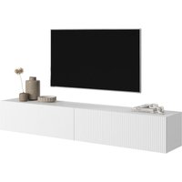 Selsey - Veldio - TV-Lowboard stehend Weiß, mit gefräster Front, 175 cm breit von SELSEY