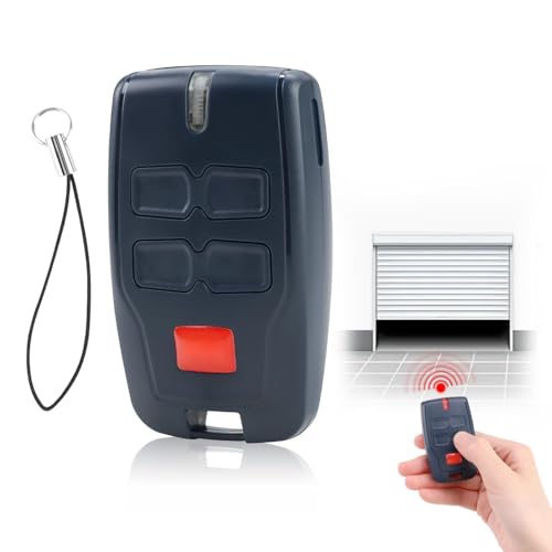 Garagentor Fernbedienung für BFT Mitto 4 B RCB04, 433,92 MHz, 4 Kanäle, 4 Tasten, Rolling Code, für BFT MITTO 4 B RCB04 R1 CLEAR ICE RCB02,Blau von SELURK