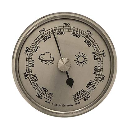 Barometer Einbau-Wetterinstrument (Silber) von SELVA