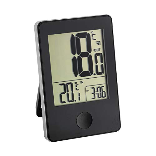 SELVA Funk-Thermometer POP, Messgerät für Außen- und Innentemperatur, kabellos, Übertragung bis zu 50 Meter von SELVA