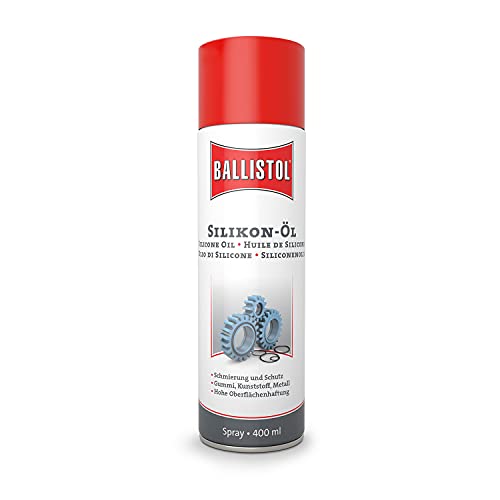 Silikon-Öl, Silikonspray, 400 ml, farblos, geruchsneutral und wasserabweisend, hält Gummi elastisch, ideal zur Pflege und Restaurierung von SELVA